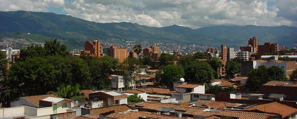 Medellin, Colombia on a clear day